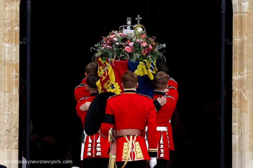 Queen’s Coffin Buiried In Royal Vault Of St George’s Chapel