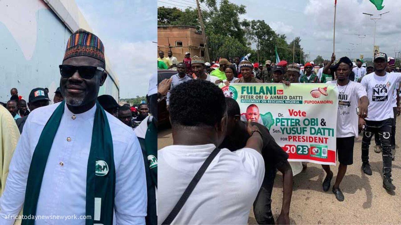 2023 How Prophet El-Buba Led Peter Obi’s Mega Rally In Jos