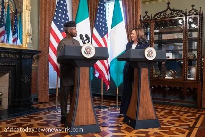 US Vice President, Kamala Lauds Osinbajo After Meeting Him
