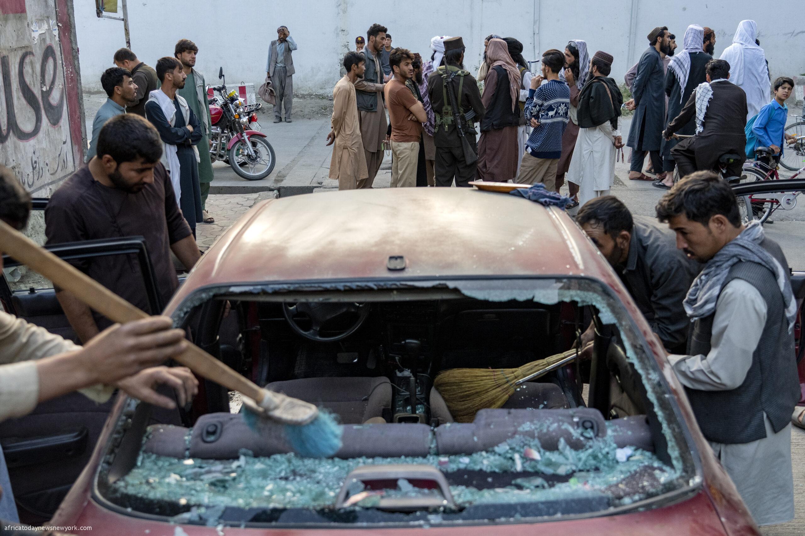 Tension As 7 Die Following Car Bomb Near Kabul Mosque