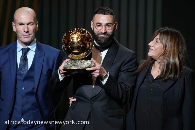 Benzema Confirmed As Winner Of 2022 Ballon d’Or