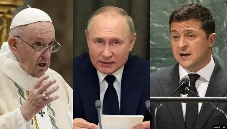 Pope Francis Appeals Putin To End Violence, Death In Ukraine