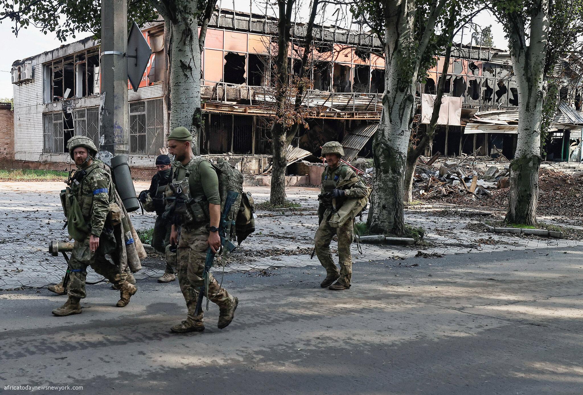 Ukraine Forces Retaking Key Town In Russia-Annexed Region