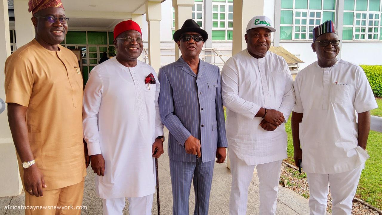 PDP G-5 Govs Hold Meeting In Enugu To Take Final Decision