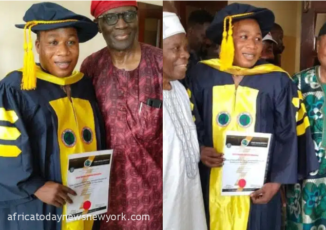 Sunday Igboho Bags Honorary Doctorate Degree In War Studies