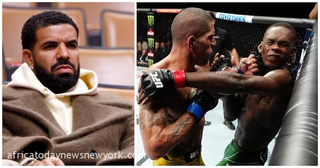 UFC How Drake Lost Over ₦600m For Betting On Adesanya