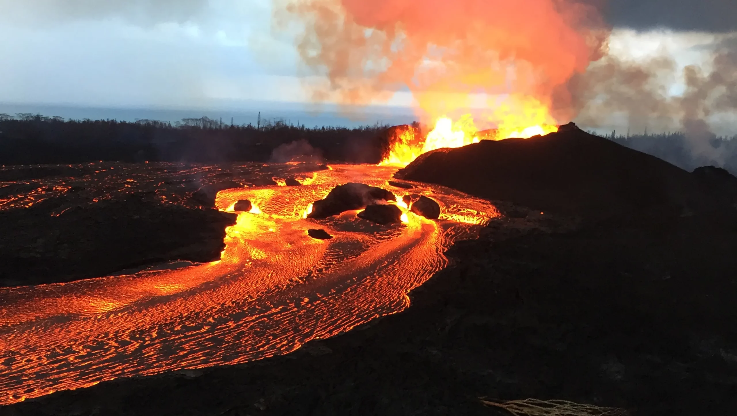 World’s Largest, Volcano Erupts In Hawaii