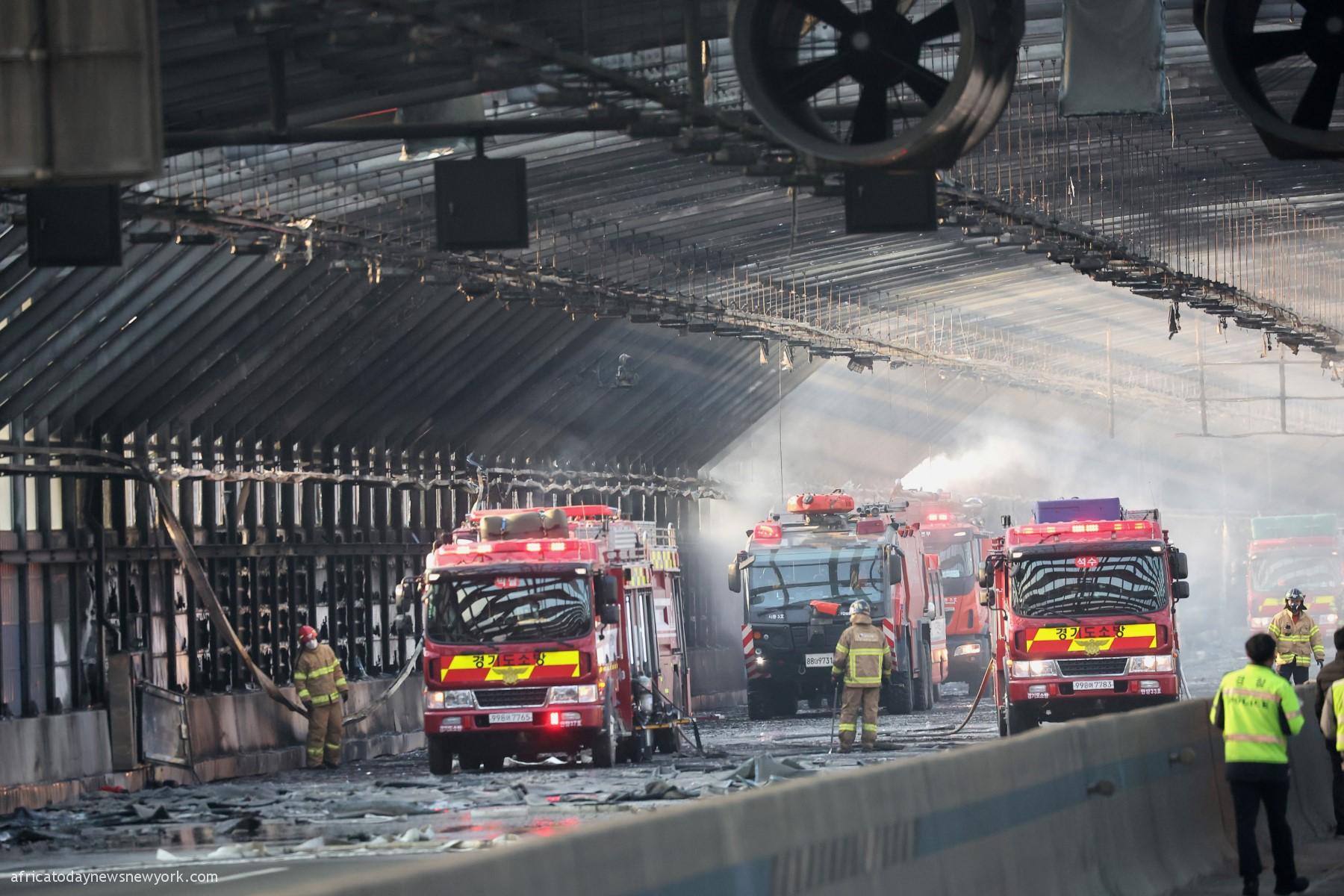 Six Confirmed Dead In South Korea Road Tunnel Fire