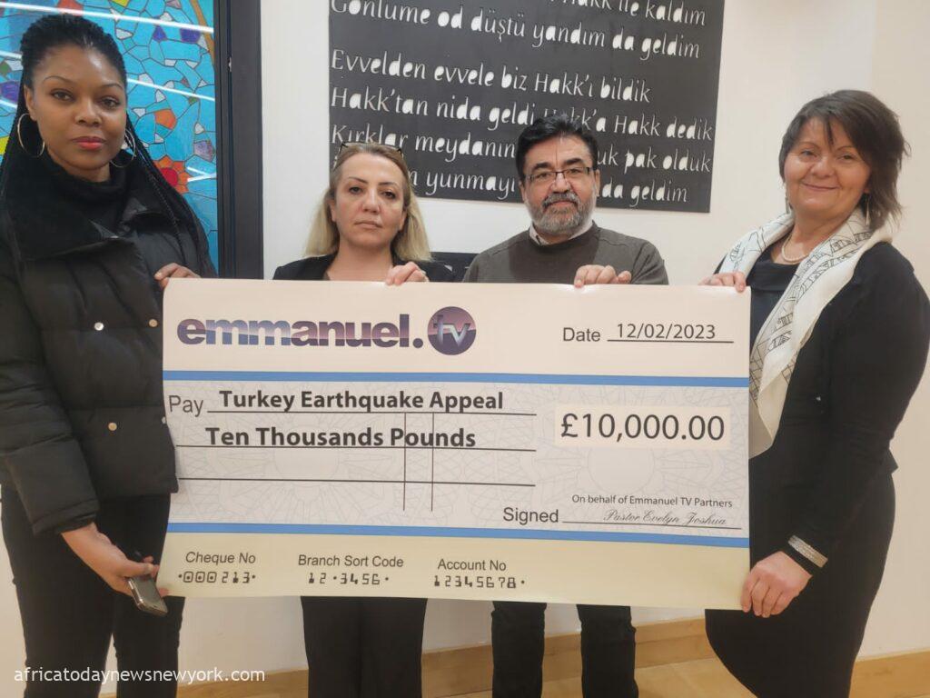 SCOAN Announces Donation Of £10,000 To Turkey Quake Relief