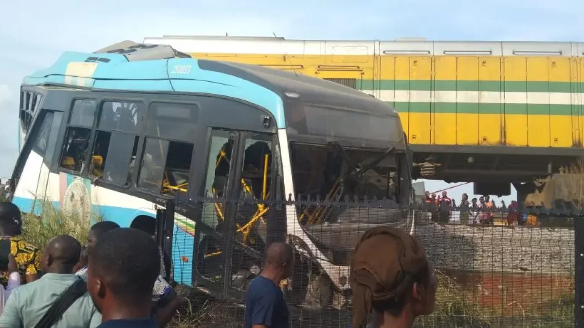 Lagos Train-Bus Crash Driver Blamed As FG Orders Probe