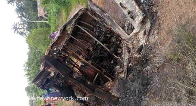 Agony As 16 People Burnt To Death In Osun Auto Crash