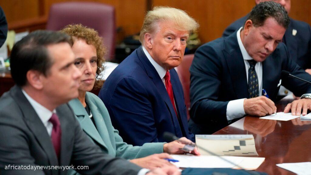 Demonstrations As Trump Pleads Not Guilty To Criminal Charges