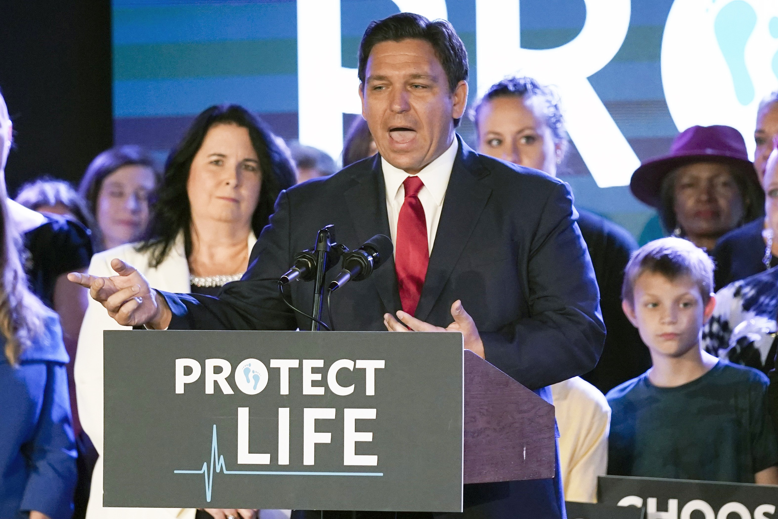 Protests As Florida Governor Signs Abortion Ban Into Law