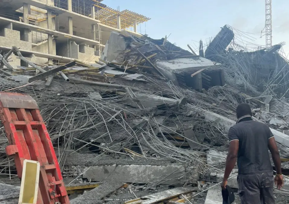 Workers Trapped As Seven-Storey Building Collapses In Lagos