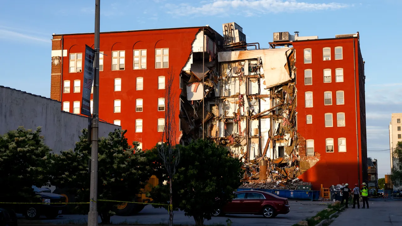 5 Declared Missing As 6-Storey Building Collapses In US
