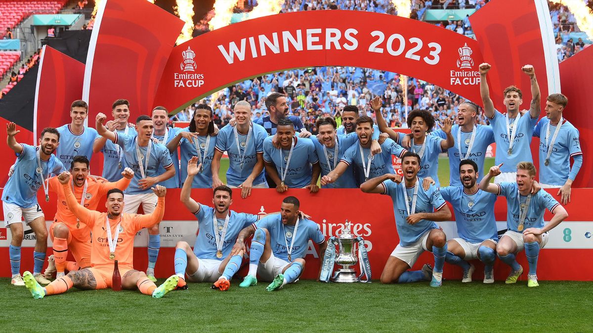 Man City WIns FA Cup, Keeps Treble Dream Alive