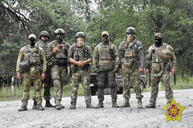 Belarus Forces Joins Wagner Mercenaries Training Near Poland