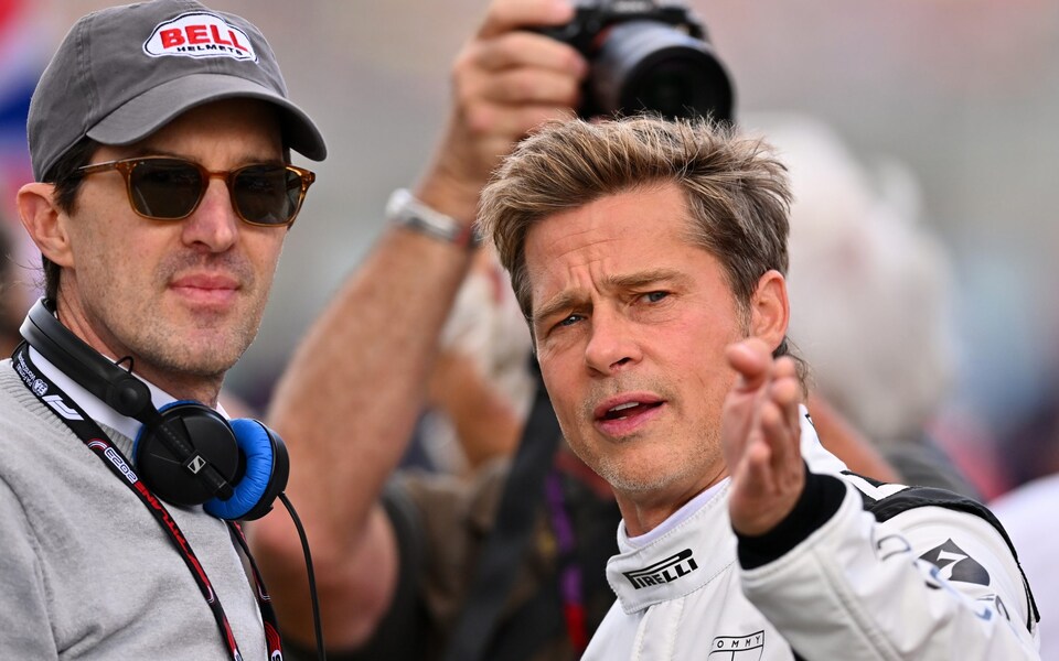 New Movie: Hollywood Star Pitt Joins F1 Racers At British GP