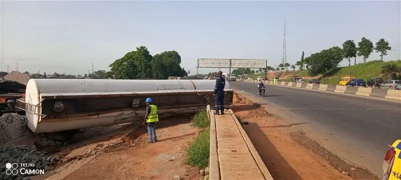 Otedola Bridge Tragedy: Tanker Accident Claims Hawker's Life