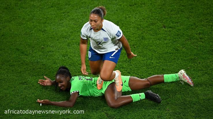 FIFA WWC Real Reason James Stamped On Alozie – Wiegman