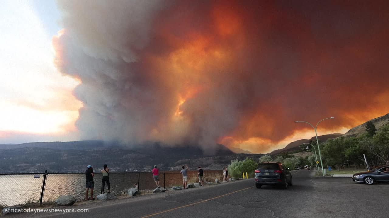 Tens Of Thousands Flee As Wildfires Ravages Western Canada