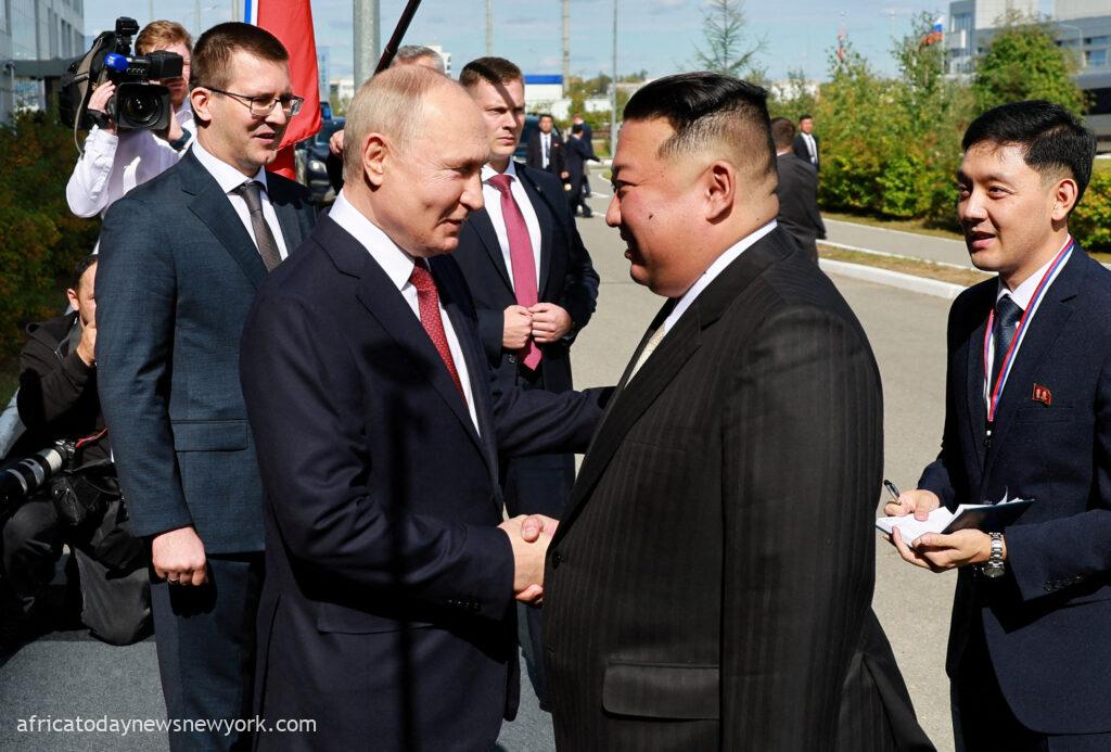 North Korea Fires Ballistic Missiles As Kim Meets Putin