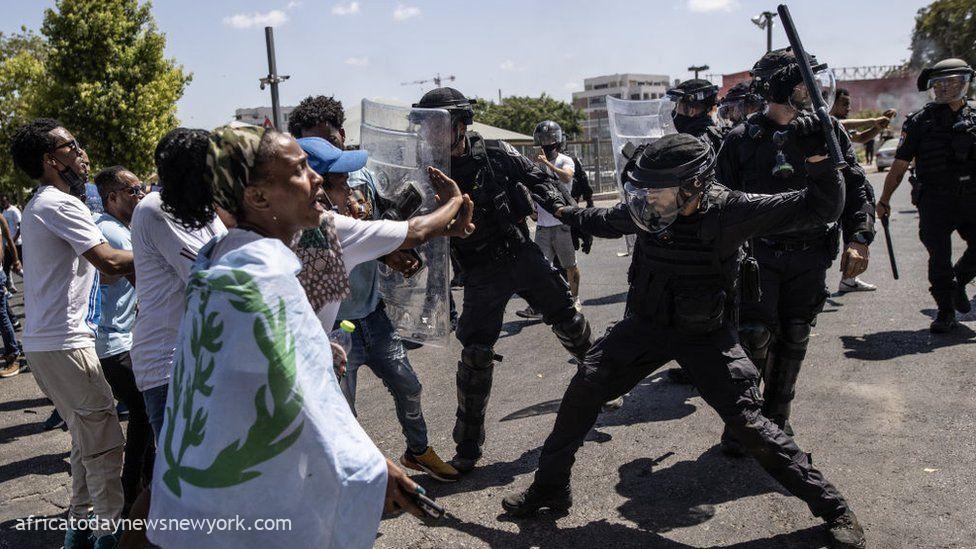 Tension As Eritrean Asylum Seekers Clash With Israeli Police