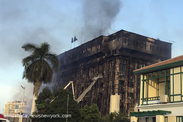 Dozens Injured In Fire Incident At Egypt Police HQ