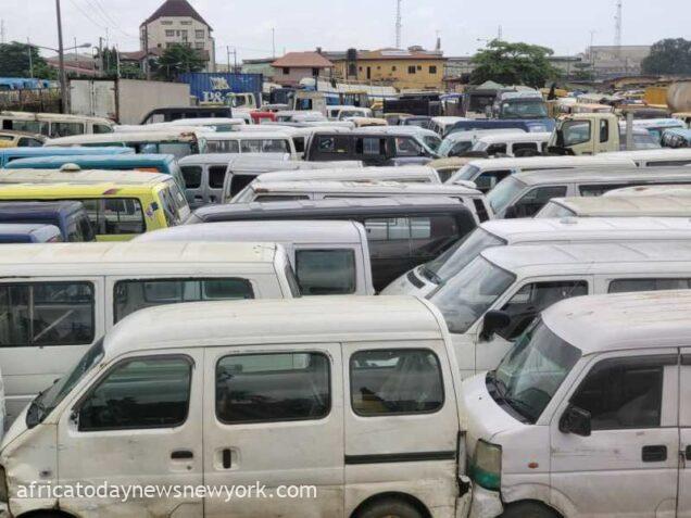 Lagos Govt Seizes 200 Unregistered Vehicles In 48 Hours
