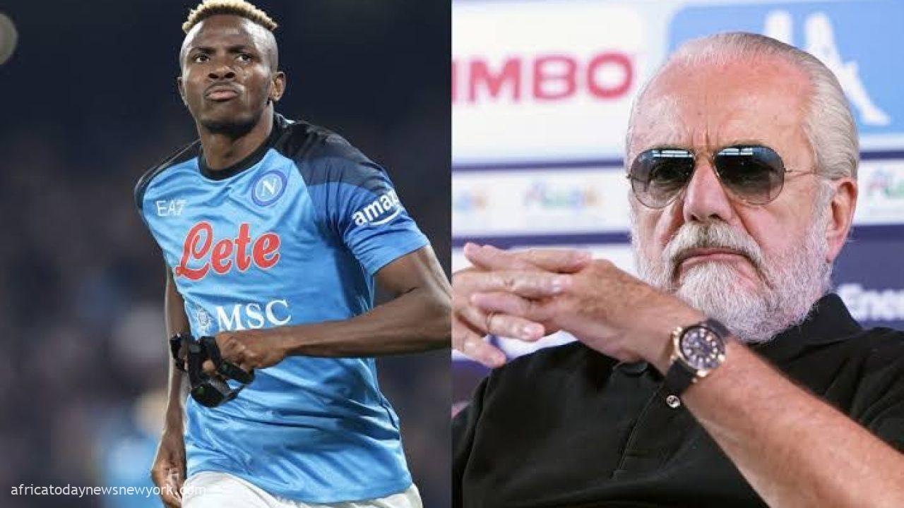 Napoli Owner Sends Warning To Osimhen Over New Deal