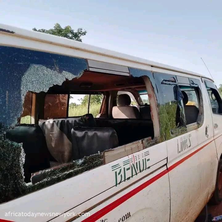 Panic As Suspected Herdsmen Hijack Fully Loaded Bus In Benue