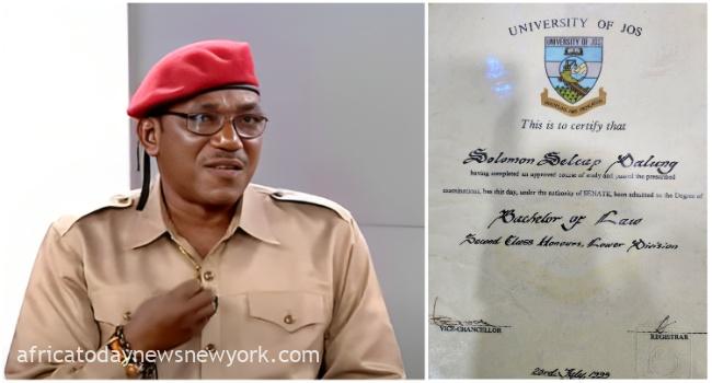 Why I Posted My WAEC, University Certificates Online – Dalung