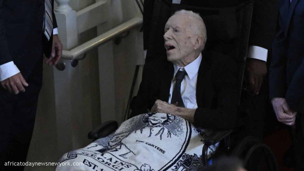 Jimmy Carter Joins US Presidents At Wife Rosalynn’s Memorial