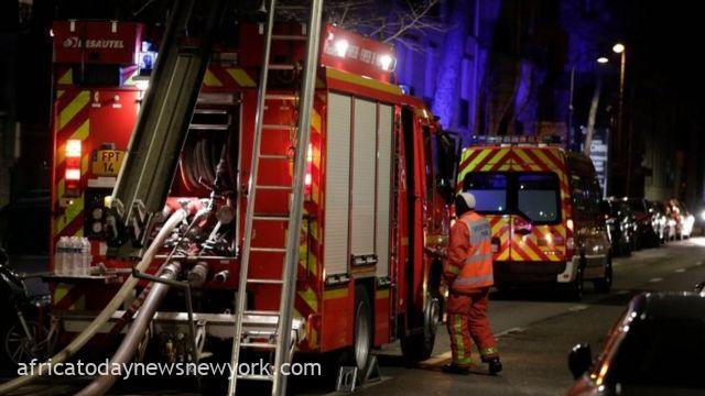 Pandemonium As Three Die In Fire Near Paris