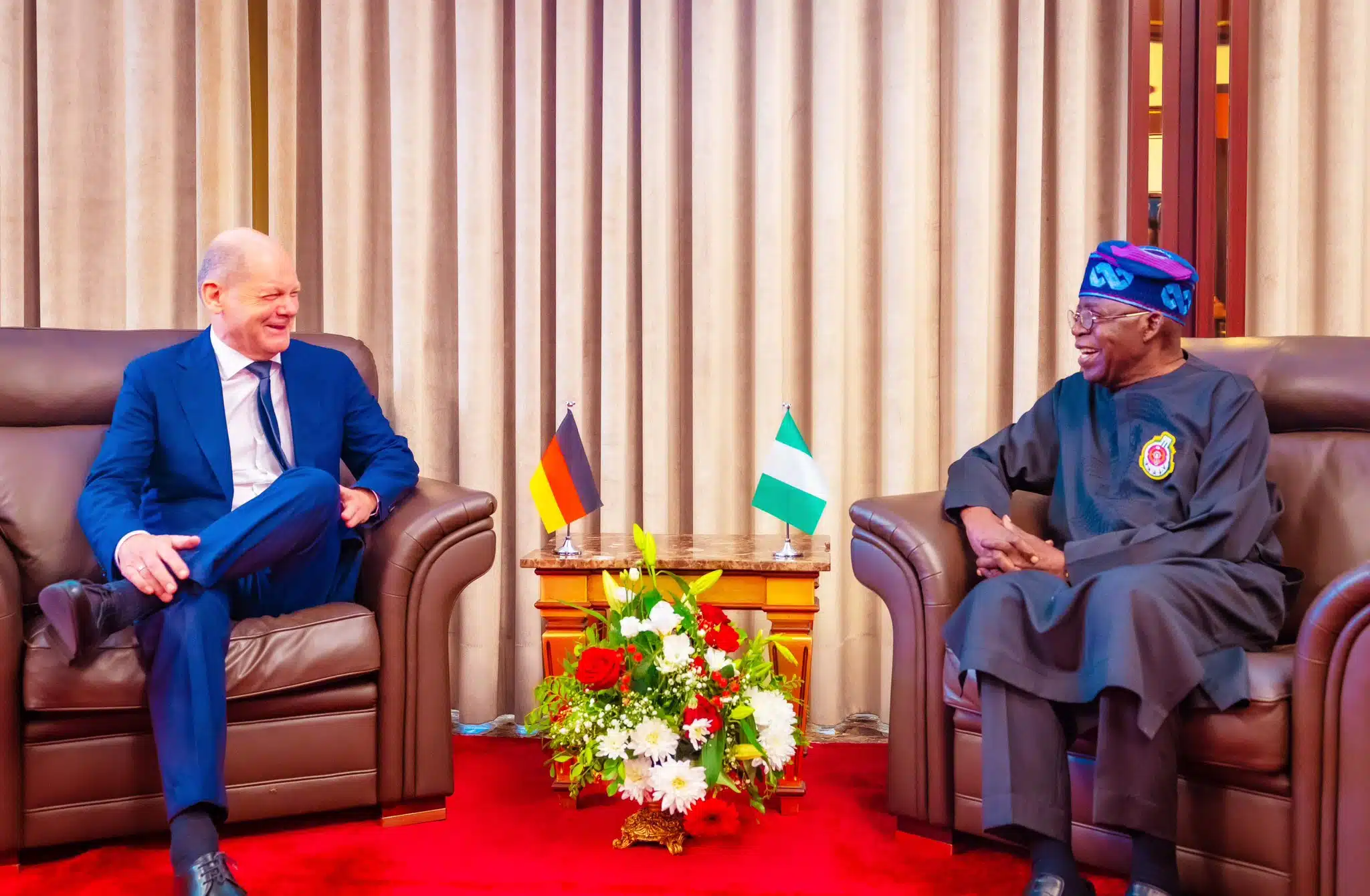 Tinubu, Chancellor Scholz Discuss German Investments In Nigeria