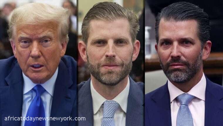 Trump Sons Give Testimony In New York Civil Fraud Trial