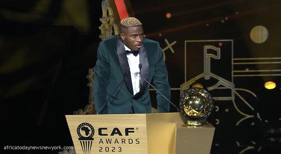 Osimhen Shatters 24-Year Jinx, Claims CAF POTY Award