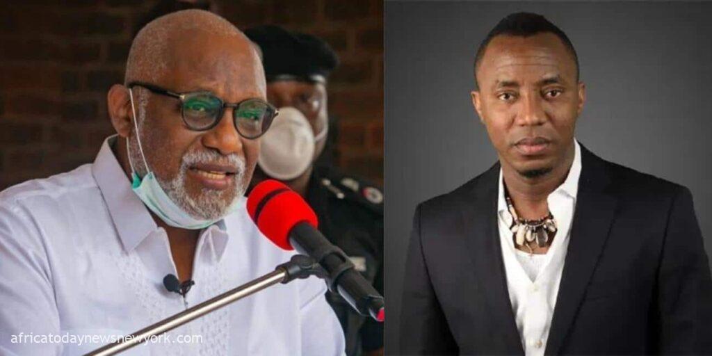Sowore Calls For Akeredolu’s Immediate Resignation