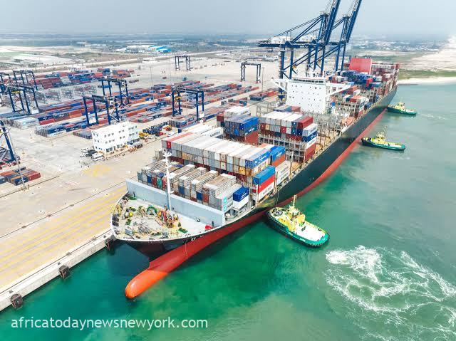 Largest Container Vessel Docks At Lekki Port