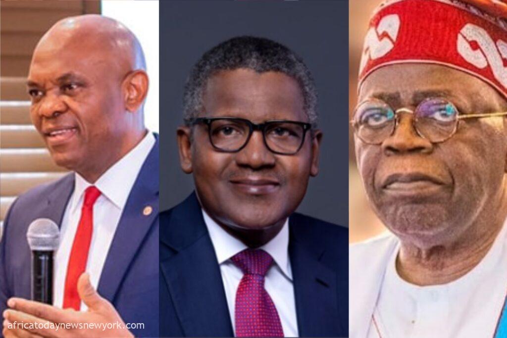 Tinubu Appoints Elumelu, Dangote, Others To Economic Panel