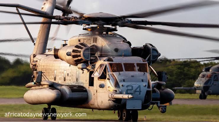 Five Onboard: Crashed US Marine Helicopter Found