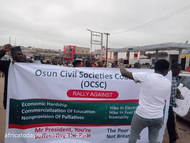Osun Youth Rally Against Economic Difficulties, Insecurity