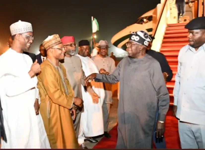 Tinubu Returns From France, Orders Meeting On Food Security