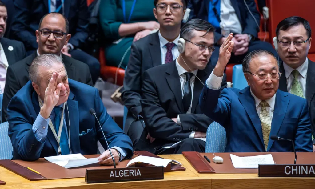 Russia, China Veto US Bid On Gaza Ceasefire At UN Council