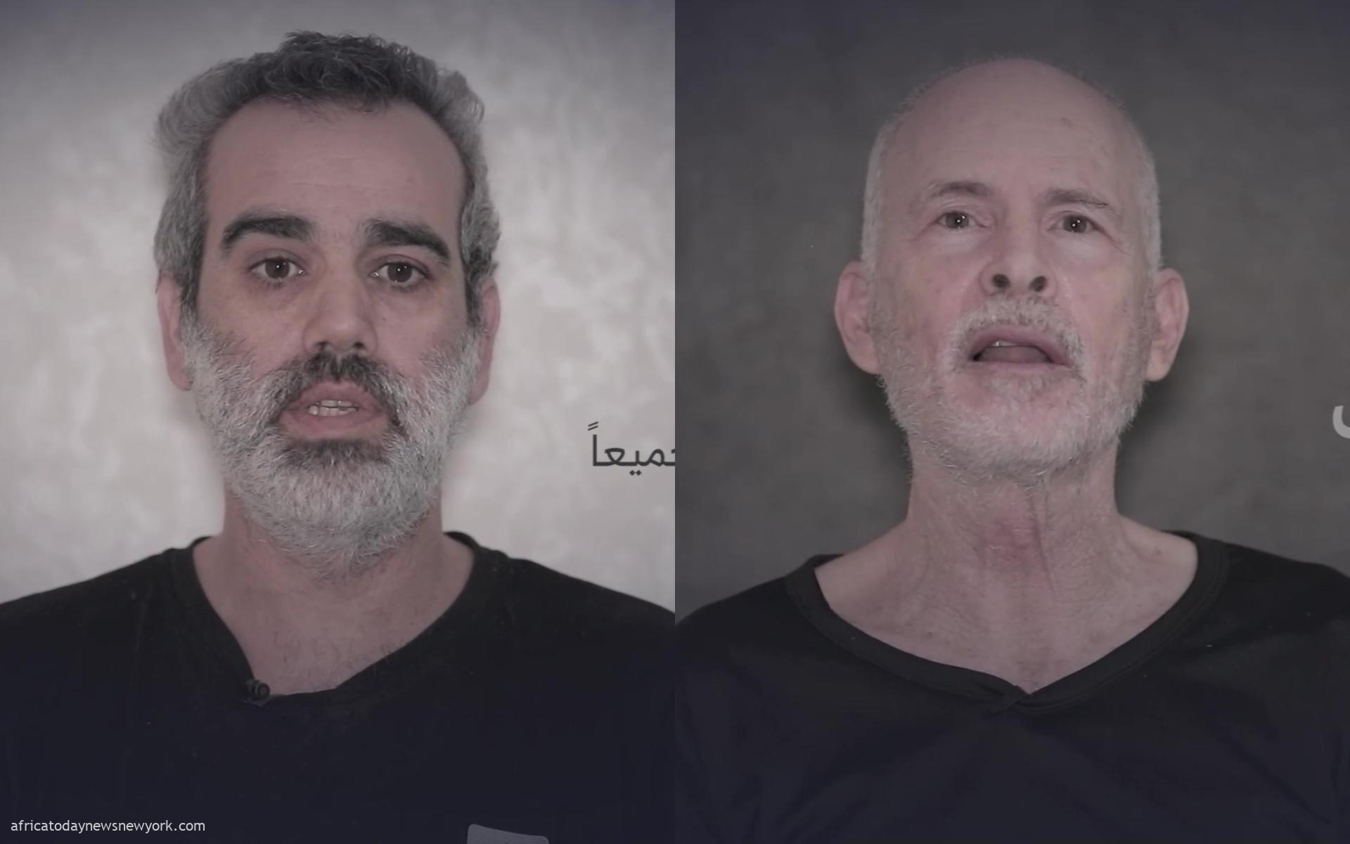 Hamas Publishes Video Of Two Israeli Captives Held In Gaza