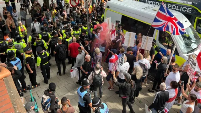 UK Sees Clashes, Arrests In Anti-Asylum Hotel Protests