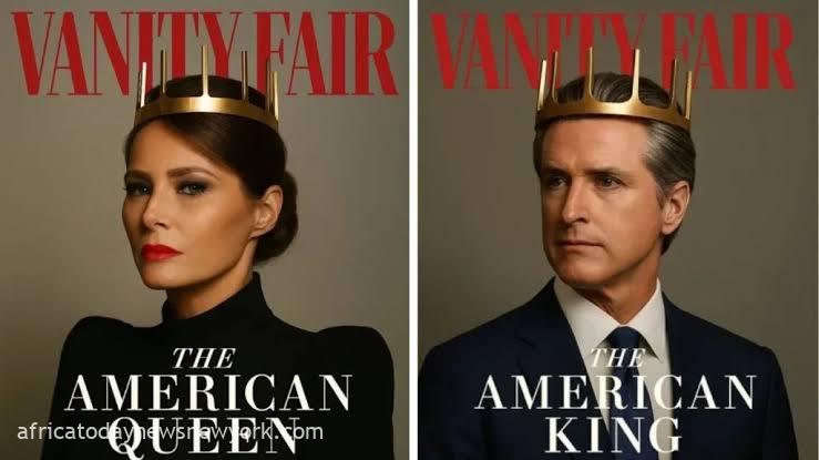 MAGA Celebrates Fake Vanity Fair Cover Featuring Melania Trump