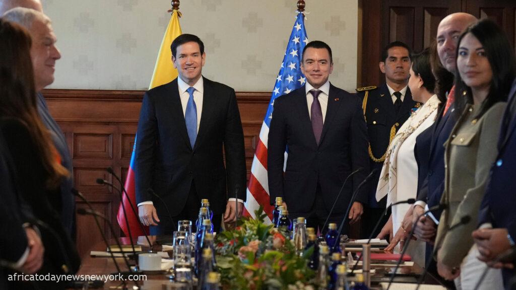 Rubio Threatens Strikes, Labels Ecuador Gangs Terrorists