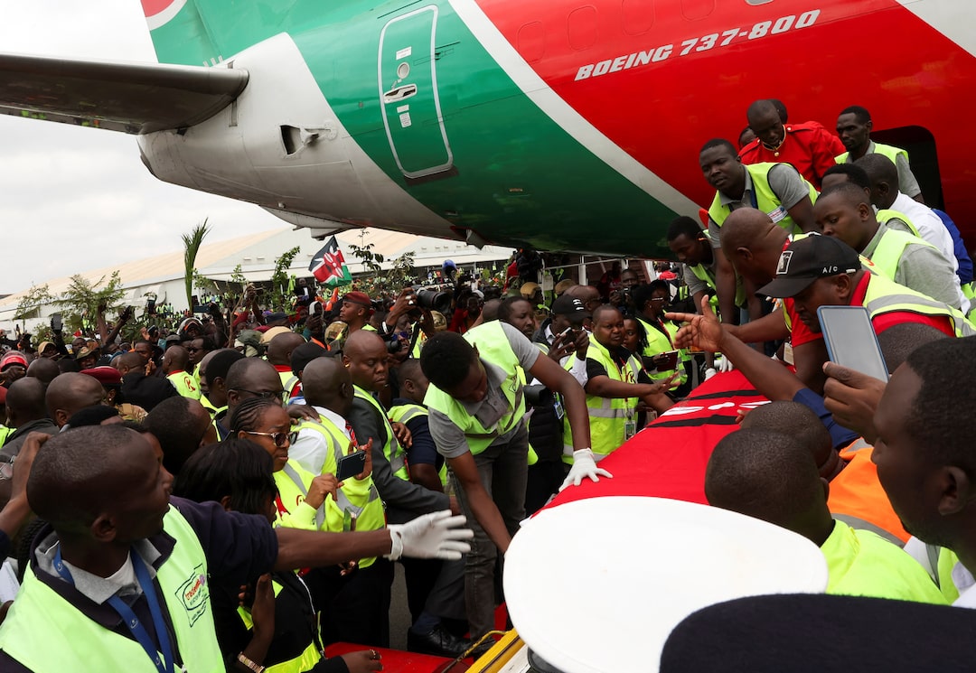Raila Odinga Funeral Chaos As Thousands Storm Nairobi Airport