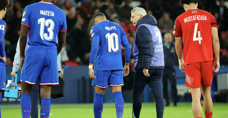 Mbappé Ankle Injury Sidelines Captain From France vs Iceland